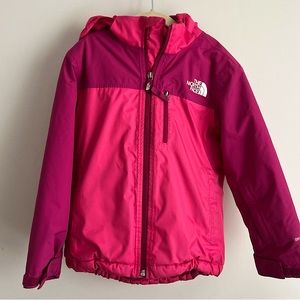 The North Face Girls Xs size 6 pink winter jacket